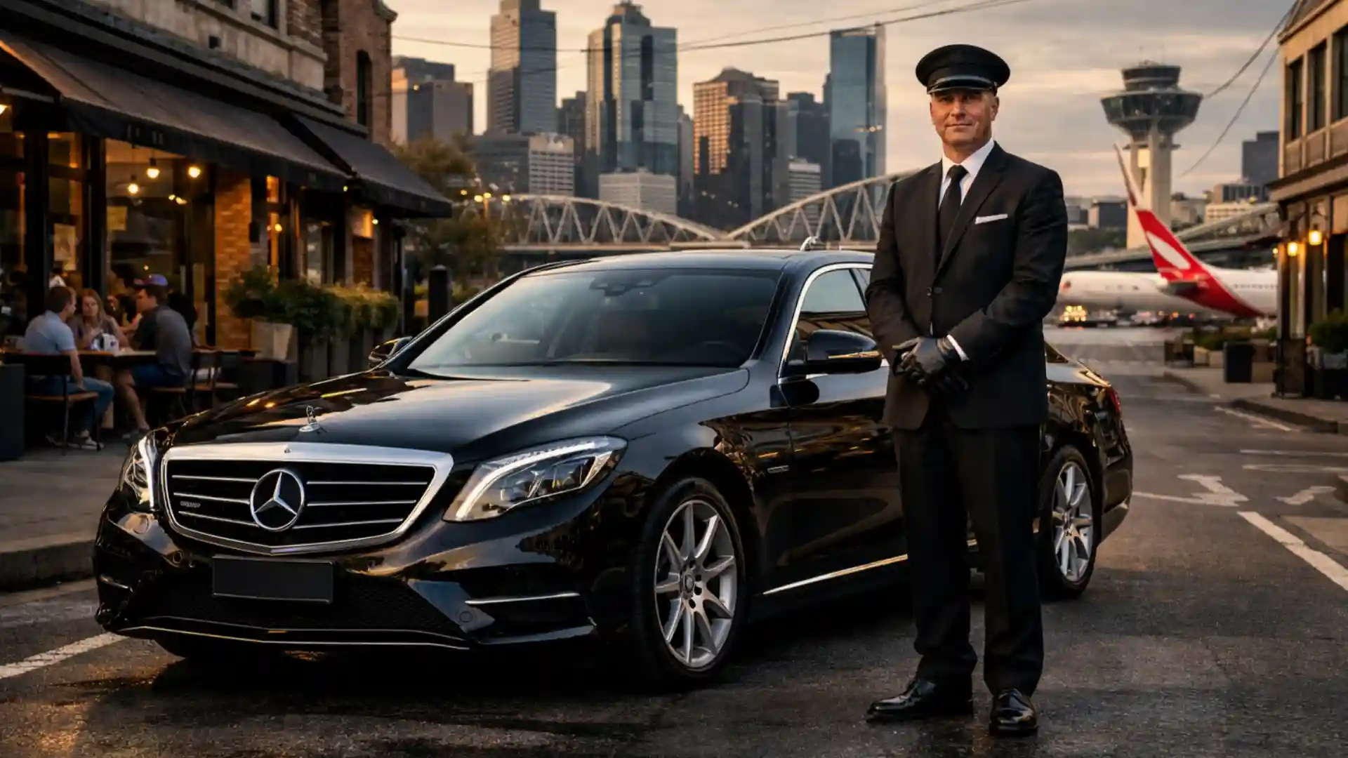 Abbotsford Airport Chauffeur Service providing a private luxury transfer to Melbourne Airport