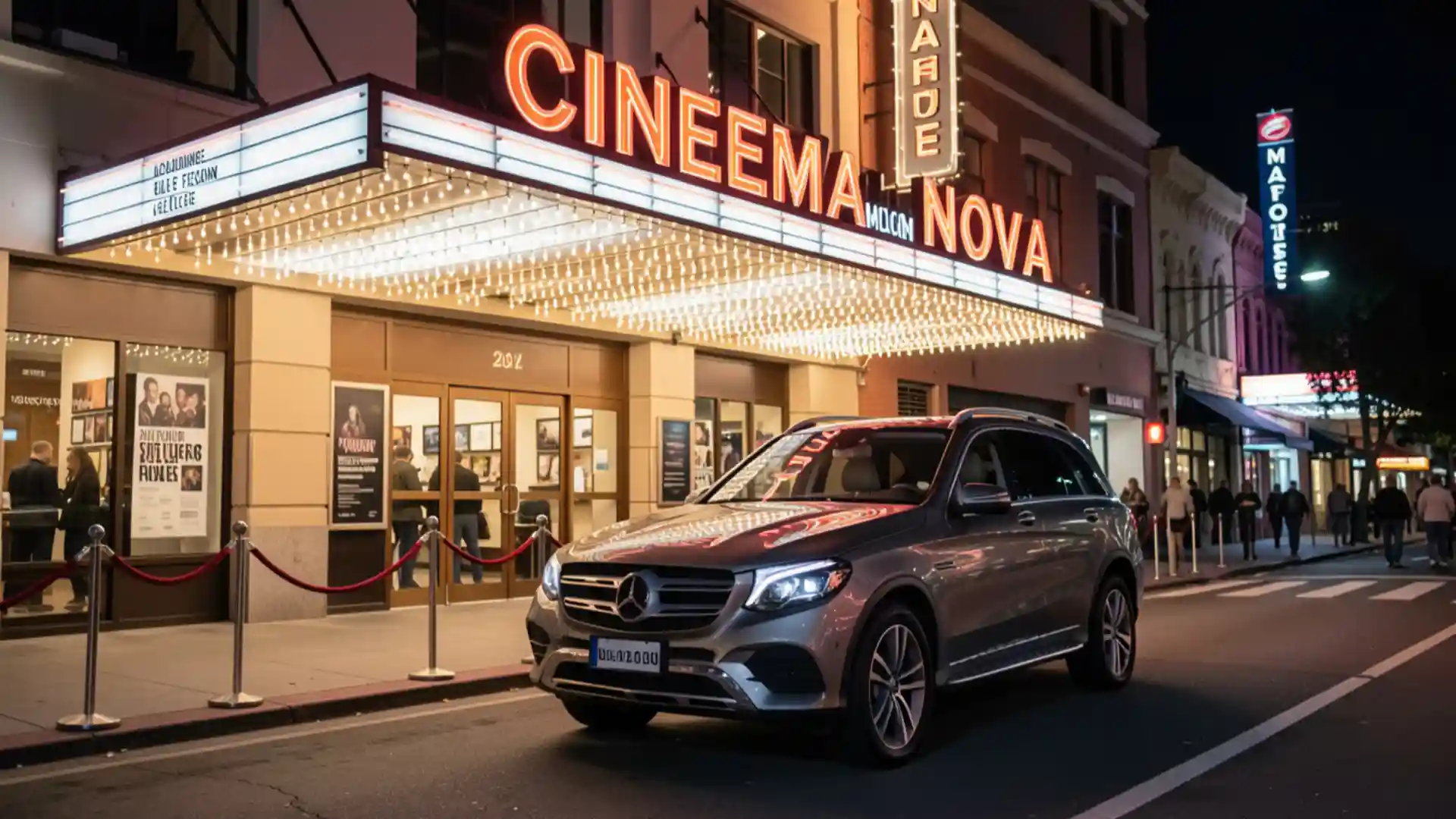 Melbourne Documentary Film Festival chauffeur luxury car arriving at Cinema Nova