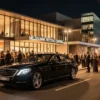 Melbourne International Guitar Festival chauffeur service arriving at Melbourne Recital Centre for evening concert