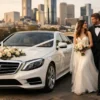 wedding chauffeur service Melbourne luxury Mercedes wedding car