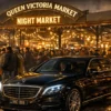 Luxury chauffeur service at Winter Night Market Melbourne