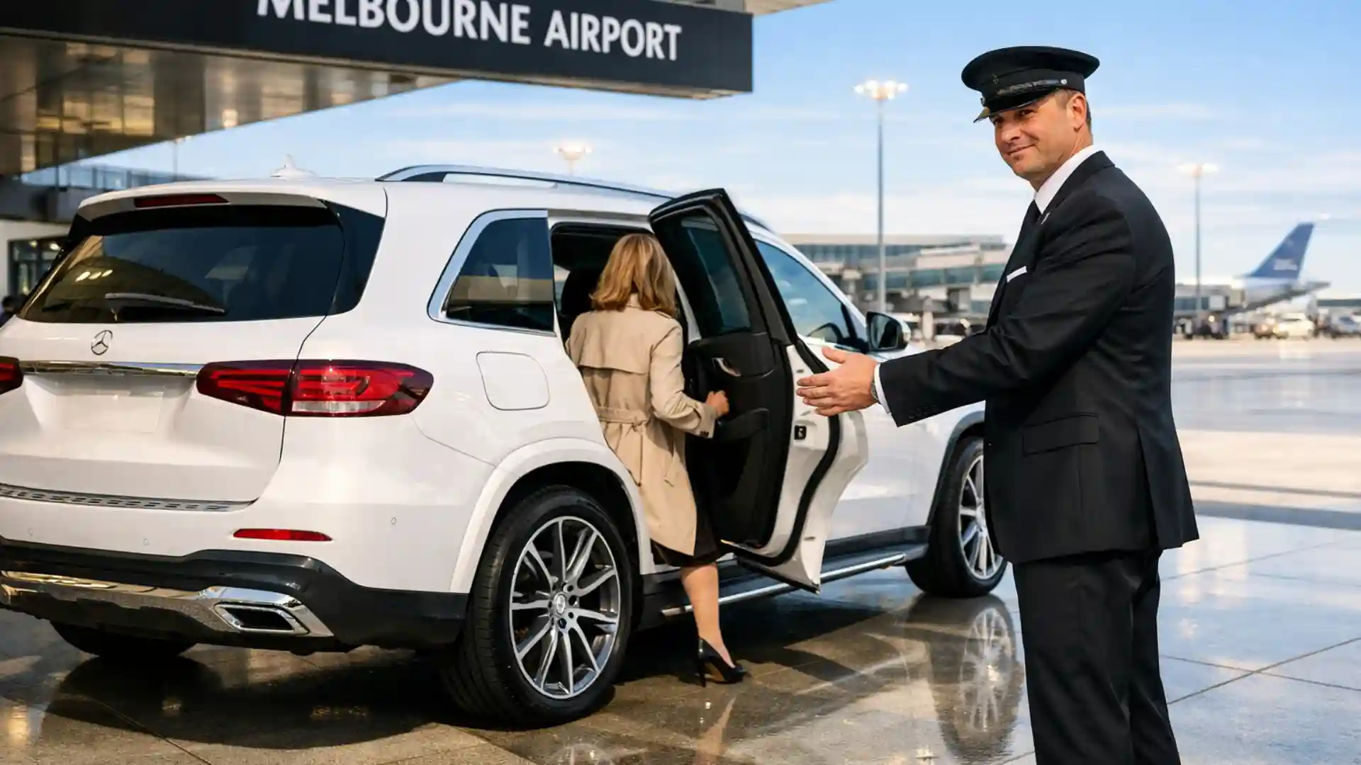 business class ground transport Melbourne luxury chauffeur SUV airport pickup