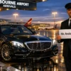 chauffeur flight tracking Melbourne luxury sedan airport pickup