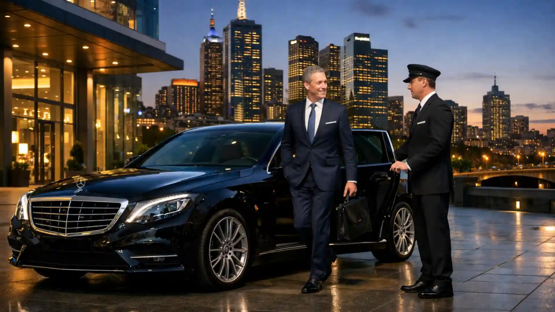 executive transport Melbourne luxury chauffeur sedan