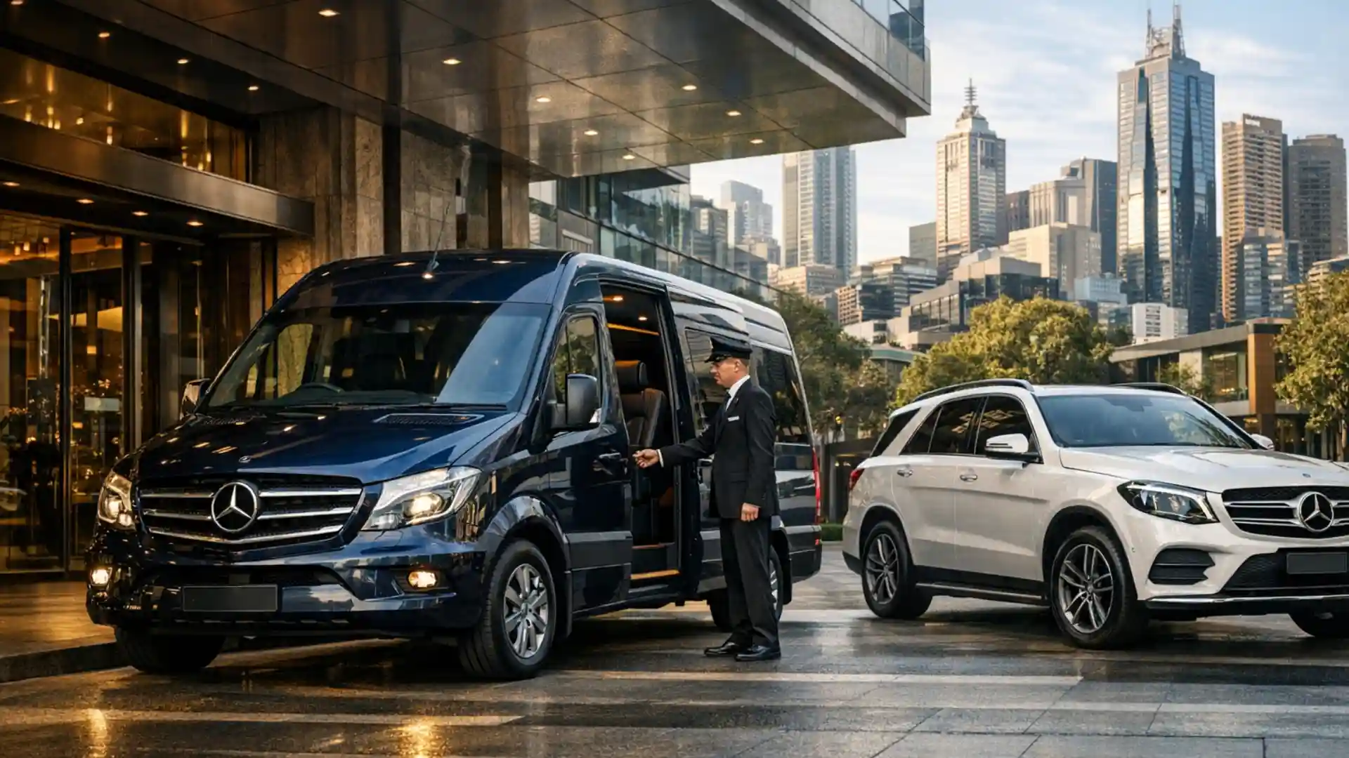 Group Chauffeur Melbourne luxury SUV and Sprinter van for families and teams