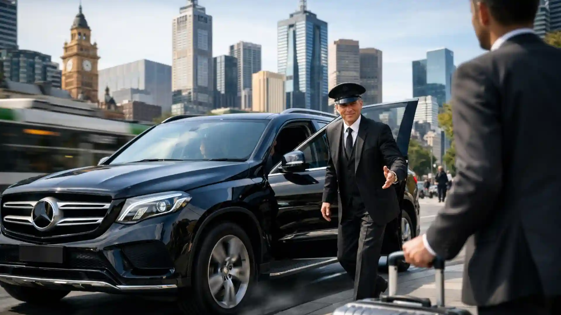 last minute chauffeur booking Melbourne luxury car service
