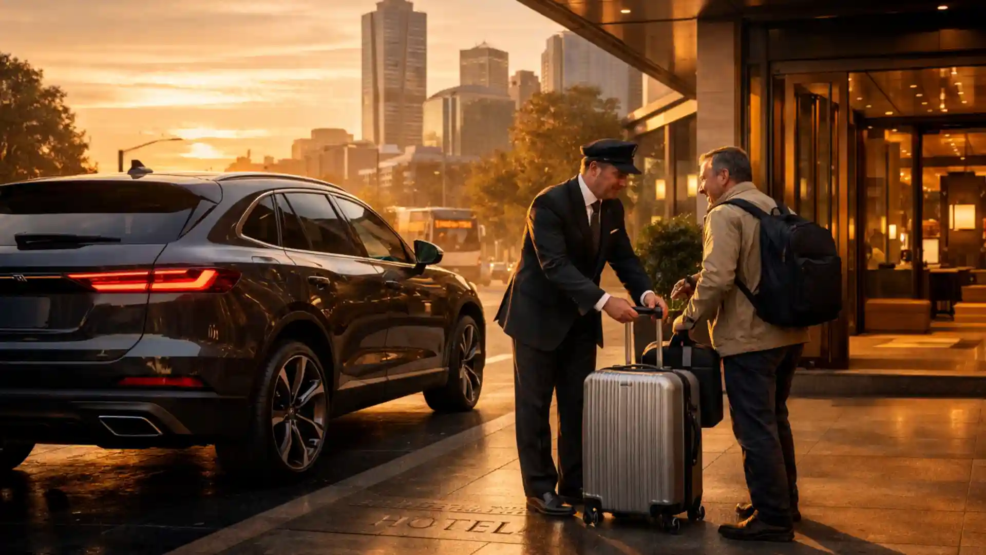 hotel to Melbourne airport transfers chauffeur service