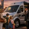 Group Chauffeur Hire Melbourne Royal Show luxury Mercedes Sprinter family transfer