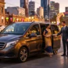 Luxury Mercedes-Benz chauffeur car delivering guests to the Victorian Festival of Diwali 2026 Melbourne celebration