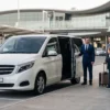 Mercedes V Class airport transfer Melbourne for a family travelling with luggage and a professional chauffeur